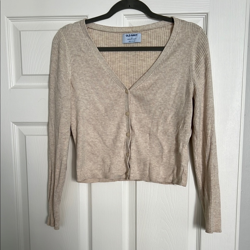 Old Navy Women's Beige Cardigan